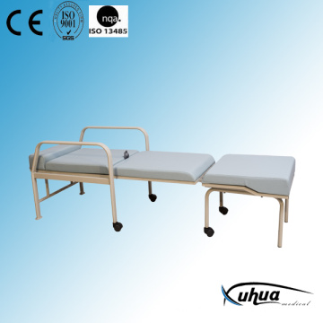 Chaise de soins infirmiers peints en acier, chaise d&#39;accompagnement hospitalier (W-6)